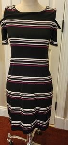 WHBM cold-shoulder t-shirt dress